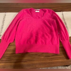 Maeve Anthropologie Cashmere Pink Sweater